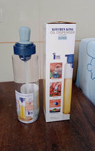 2 in 1 Transparent oilar dispenser with Silicone Oil Dropper Nozzle (1 Pc / With Brush / 1 Ltr.) - dailyneed.life