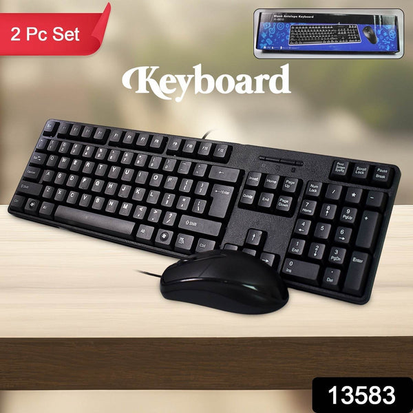 Wired USB Keyboard 107 Keys & Mouse Set (2 Pc Set) - dailyneed.life
