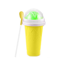 Smoothies Maker Cup, Magic Quick Frozen Smoothies Cup Cooling Cup Double Layer Squeeze Cup Slushy Maker (1 Pc) - dailyneed.life