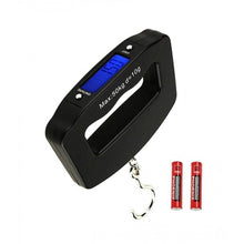 Black Digital Portable Luggage Scale with LCD Backlight (50 kg) - dailyneed.life