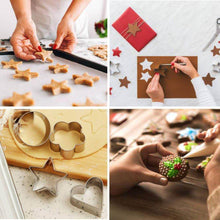 0827 Cookie Cutter Stainless Steel Cookie Cutter with Shape Heart Round Star and Flower (4 Pieces) - dailyneed.life