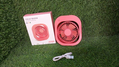 Portable USB Fan - Rechargeable, 2-Speed 180° Rotating Quiet Personal Fan for Travel, Car, and Outdoors (Battery Not Included) - dailyneed.life