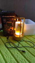 Crystal Lantern Lamp, Crystal Lantern Table Lamp, 3 Colors Rechargeable Cordless Led Lights for Restaurant / Bedroom Lights (1 Pc) - dailyneed.life