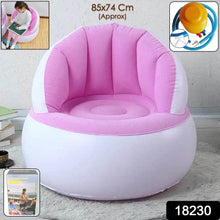 Kids inflatable sofa chair with backrest & Foot Air Pump with Hose (1 Set / 85x74 Cm Approx) - dailyneed.life