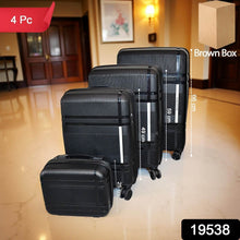 Mix Color Hard-Shell Luggage Trolley 4-Pc (set) - dailyneed.life