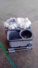 Apex Magic Spin Mop Cleaning Set with Dual Chamber Bucket & Wheels - dailyneed.life