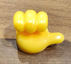 Yellow Multifunctional Multi functional Hand Shape Wall Clip Hanger Keys Cable Holder - dailyneed.life