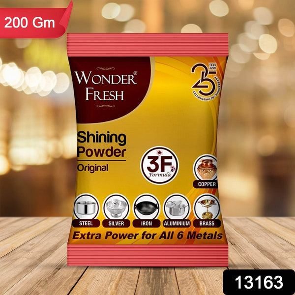 Shining Powder, Cleans and Polishes Copper, Brass, Silver, Aluminum, Iron, and Steel, Removes Tarnish and Oxidation (200 GM) - dailyneed.life