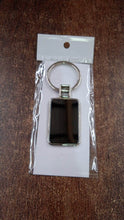 Premium Rectangular Black & Silver Metal Keychain (1 Pc) - dailyneed.life
