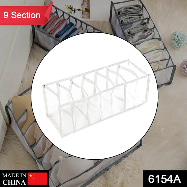 LAUNDRY 9 SECTION BAG WIDELY USED FOR STORING AND MANAGING LAUNDRY CLOTHS AND STUFFS ETC. - dailyneed.life