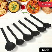 Multipurpose Silicone Spoon, Silicone Basting Spoon Non-Stick Kitchen Utensils Household Gadgets Heat-Resistant Non Stick Spoons Kitchen Cookware Items For Cooking and Baking (6 Pcs Set) - dailyneed.life