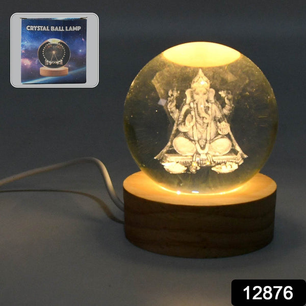 3D Crystal Ball lamps for Bedroom 3D Lamps for Home Decoration 3D Crystal Ball Night Light Gifts for Women Gifts for Men Room Decor Items for Bedroom for Friend and Family (1 Pc) - dailyneed.life
