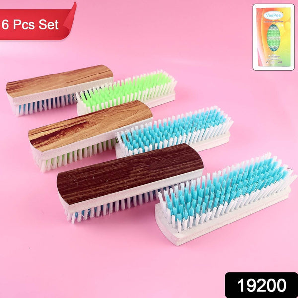 VeePee 6-Piece Cloth Washing and Cleaning Scrub Brush Set - dailyneed.life