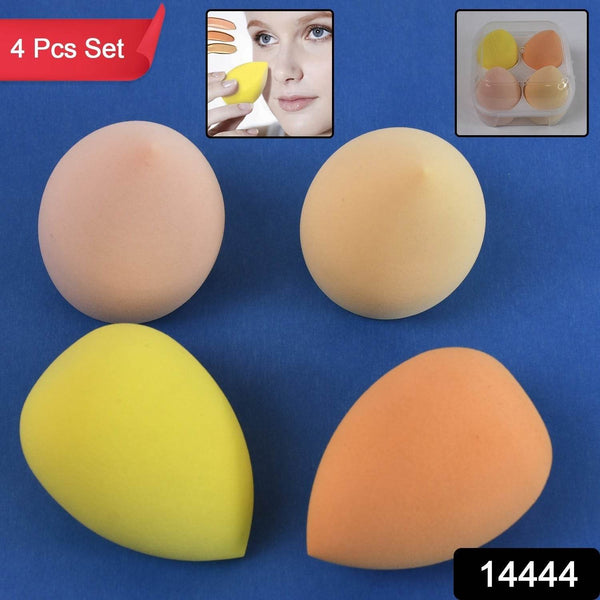 Makeup Sponges Set, Perfect for Liquid, Cream, and Powder (4 Pcs Set With Case) - dailyneed.life