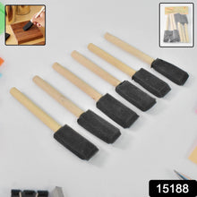 Multipurpose Sponge Brushes for Painting with Wooden Handles (6 Pcs Set) - dailyneed.life