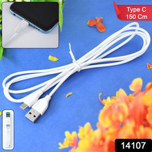 USB to Type-C Fast Charging and Data Transfer Cable – 150 cm - dailyneed.life
