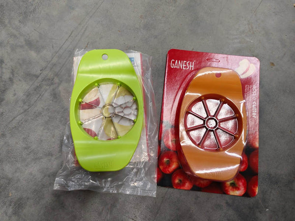 Ganesh Plastic & Stainless Steel Apple cutter (colors may vary) - dailyneed.life