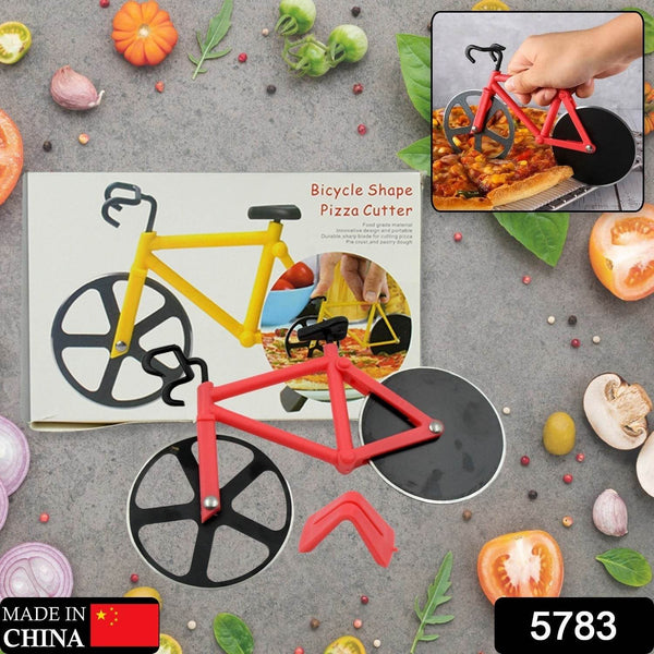 Bicycle Pizza Cutter (1 Pc): Stainless Steel, Unbreakable Handle - dailyneed.life
