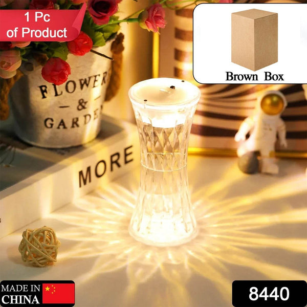 Crystal Table Lamp – Universal Soft Night Light & Study, Bedroom, Office & Children's Room, Diwali (1 Pc) - dailyneed.life