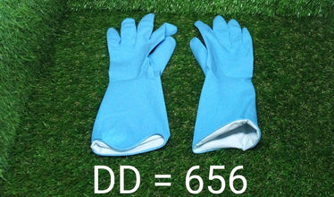 Cut Glove Reusable Rubber Hand Gloves (Blue) - 1 pc - dailyneed.life