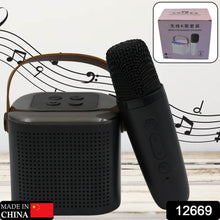 Wireless Speaker Microphone Set, RGB Light Support Memory Card PortableKaraoke Machine Perfect for Travel TV - dailyneed.life