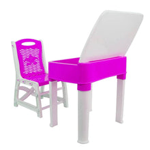 Study Table And Chair Set For Boys And Girls With Small Box Space For Plastic High Quality Study Table (Pink) - dailyneed.life