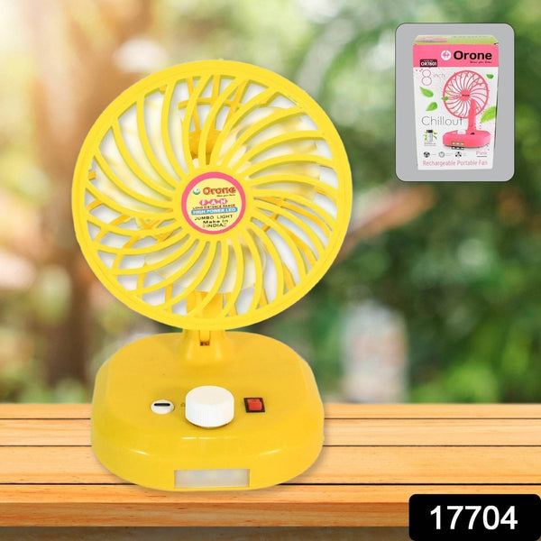 USB-C Type Rechargeable Portable Fan With LED Light Heavy Duty Motor & Foldable Fan With Charging Port Home, Outdoor, Temple - dailyneed.life