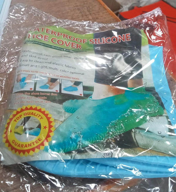 Non-Slip Silicone Rain Reusable Anti skid Waterproof Fordable Boot Shoe Cover (Mix Color) - dailyneed.life