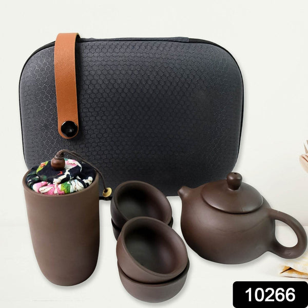 Portable Kung Fu Tea set with a portable travel bag (set of 6pcs) - dailyneed.life