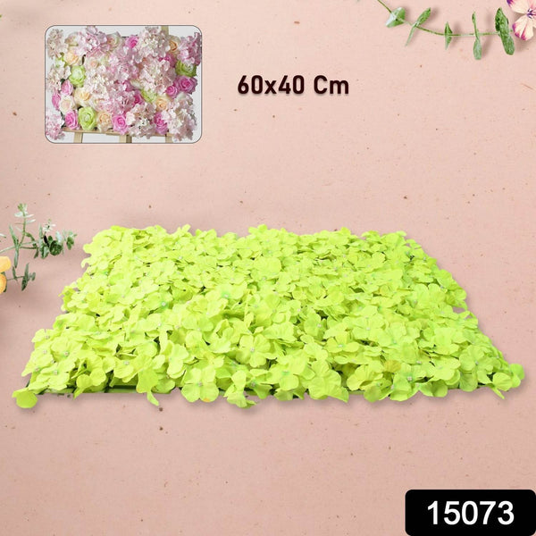 Plastic Wall Artificial Flowers Plant Base (60×40 CM / 1 Pc) - dailyneed.life