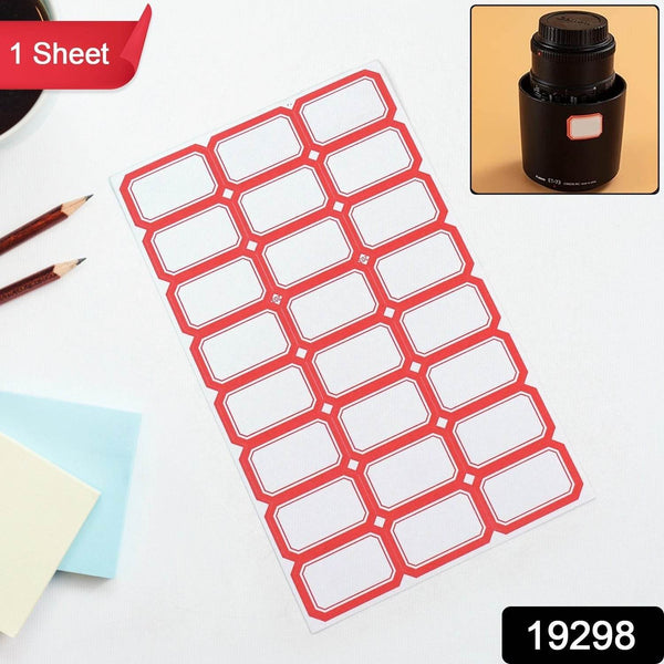 Multipurpose Writable Blank Label Sticker Sheets (1 Sheet) - dailyneed.life