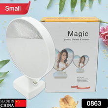 Plastic 2 in 1 Mirror Come Photo Frame with Led Light - dailyneed.life