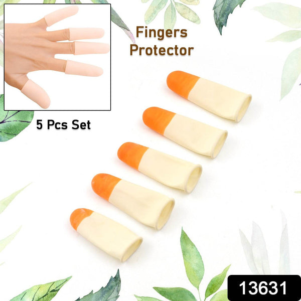 Finger Caps, Silicone Finger Protectors Sleeves (Finger Cots / 5 Pcs Set) - dailyneed.life