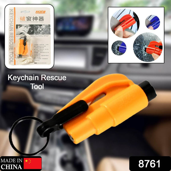 2-in-1 Emergency Safety Cutter – Keychain Tool for Glass Breaking & Seatbelt Cutting, Portable & Handy - dailyneed.life