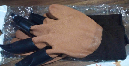 Garden Farming Gloves With Hand Fingertips & Plastic Claws (1 Pair) - dailyneed.life