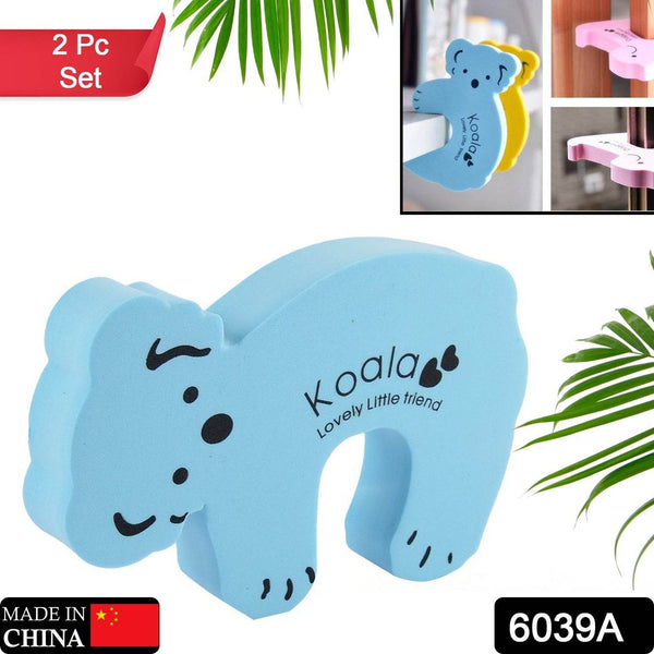Animal Shape Door Stopper Lock Safety Guard, Kids Safety and Protection Finger Pich Door Guard, Baby Safety Cute Animal Security Door Stopper (2pc Set) - dailyneed.life