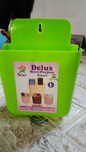 2-Section Multipurpose Wall Holder – Mobile, Remote & Makeup Brush Storage (1 Pc) - dailyneed.life