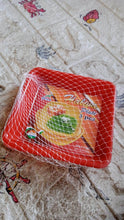 Square Plastic Halwa Dinner Plate Snacks / Breakfast, Restaurant Serving Trays Home School Coffee Hotel Kitchen Office (3 Pcs Set) - dailyneed.life