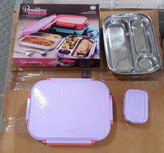 Kids’ School Lunch Box with Steel Plate - dailyneed.life