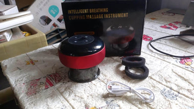 Electric Intelligent Breathing Cupping Massage Instrument The Smart Cupping Therapy Set's Massager for Muscle and Joint Pain Cellulite Massage Back Pain Relief for Back Shoulder Leg (1 Pc) - dailyneed.life