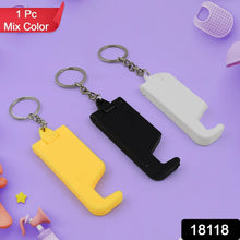 2 in 1 Plastic Keychain with Mobile Stand / Phone Holder (1 Pc / Multicolor) - dailyneed.life