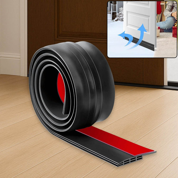 1 Meter Self-Adhesive Silicone Door Bottom Seal Strip (1 Mtr / 1 Pc) - dailyneed.life