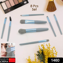 8-Piece Mini Makeup Brush Kit – Portable Premium Synthetic Set with Case (Mix Colors) - dailyneed.life