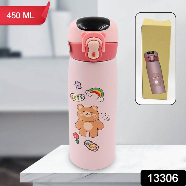 Smart Vacuum Insulated Water Bottle with LED Temperature Display (450 ML Approx / Mix Color & Design) - dailyneed.life