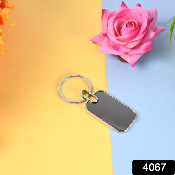 Keyring Metal Keychain Handbag Charm Round Oval Key Rings (1 Pc) - dailyneed.life