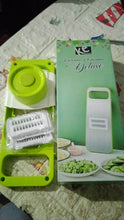 Slicer for Kitchen 5 in 1 Foldable Vegetable Slicer Blade Potato Cutter, Veggie Slicer, Onion Slicer, Julienne Grater with Protective Guards, Stainless Steel Blade - dailyneed.life