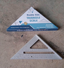 Double-Sided 45° Triangle Ruler – 7-Inch Aluminum Alloy Rafter Square for Home & Industrial Use - dailyneed.life