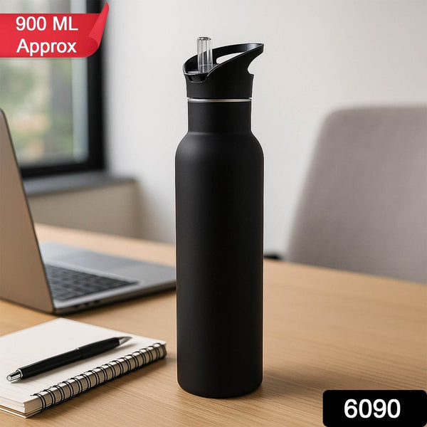 Sports Water Bottle – Matte Finish Leak-Proof Reusable Bottle 900 ML Approx (1 Pc) - dailyneed.life