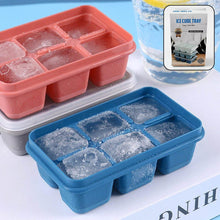 6 Grid Silicone Ice Tray Used In All Kinds Of Places Like Household Kitchens For Making Ice From Water And Various Things And All With Color Box (1 Pc) - dailyneed.life