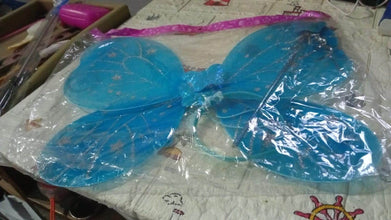 Baby Girl's Fairy Nylon Butterfly Wings Costume Butterfly Fairy Angel Wing| Wand And Hairband Multi- Color For Party (1pc) - dailyneed.life